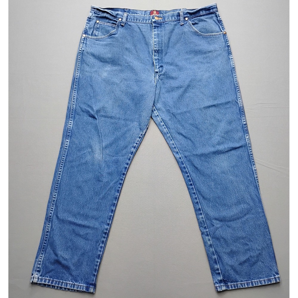 Wrangler 31MWZPW Relaxed Fit Jeans Blue Denim 42x32 Mens